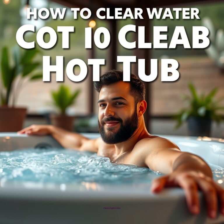 How to Clear Hot Tub Water: A Step-by-Step Guide