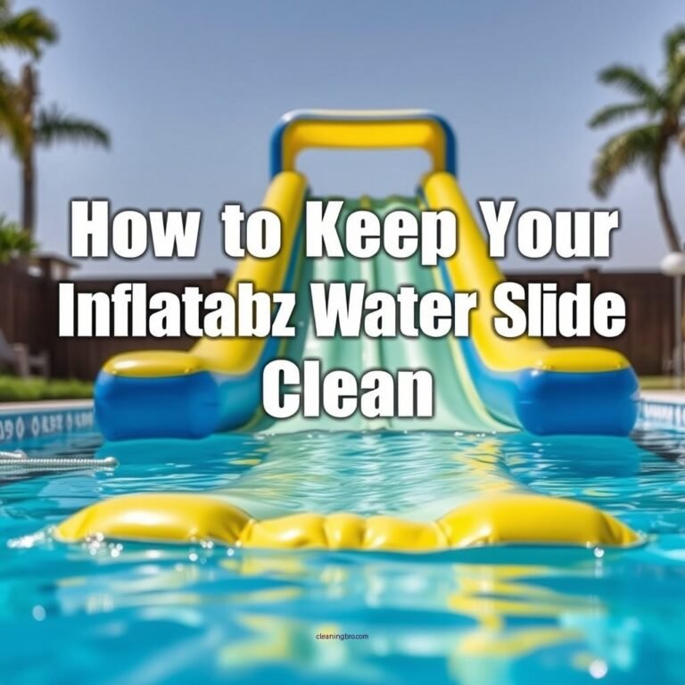 How to Keep Your Inflatable Water Slide Clean