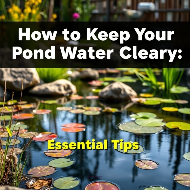 How to Keep Your Pond Water Clear: Essential Tips