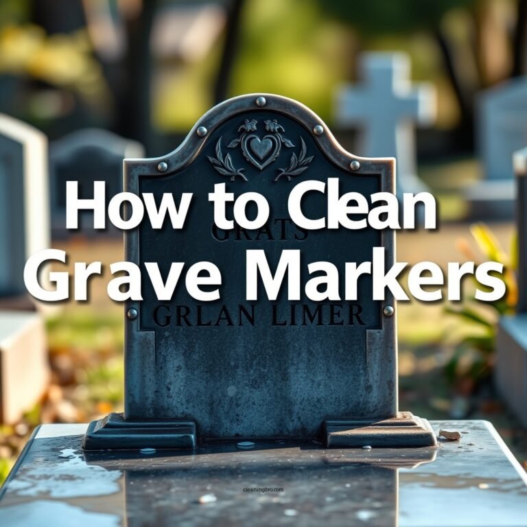 How to Clean Bronze Grave Markers: A Step-by-Step Guide