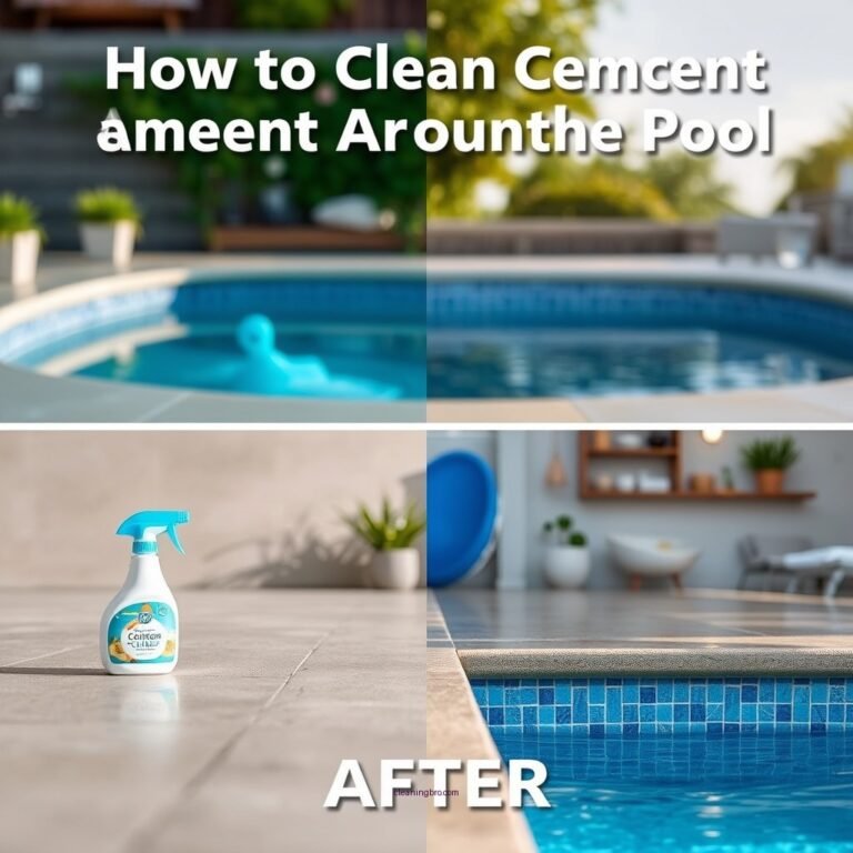 How to Clean Cement Around Your Pool: Effective Methods