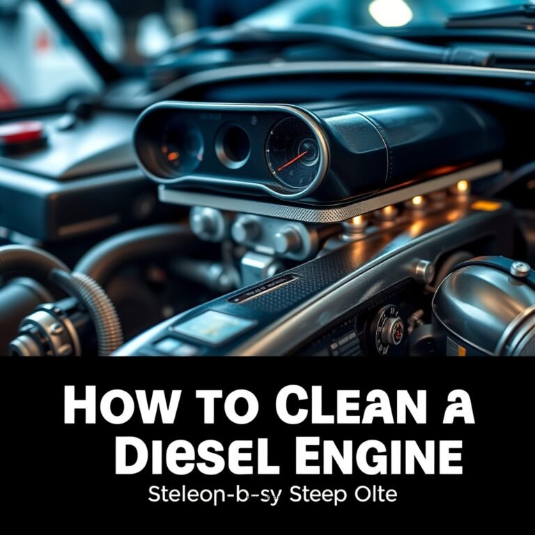 How to Clean a Diesel Engine: Step-by-Step Guide