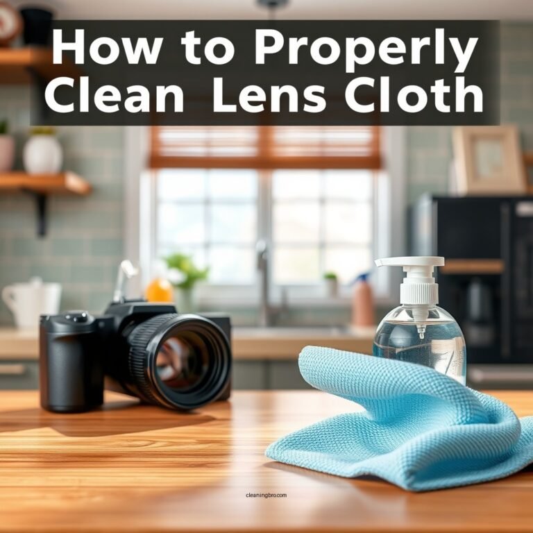 How to Properly Clean a Lens Cloth