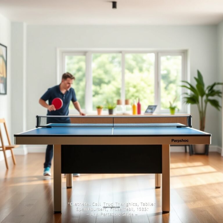How to Clean a Ping Pong Table: A Step-by-Step Guide