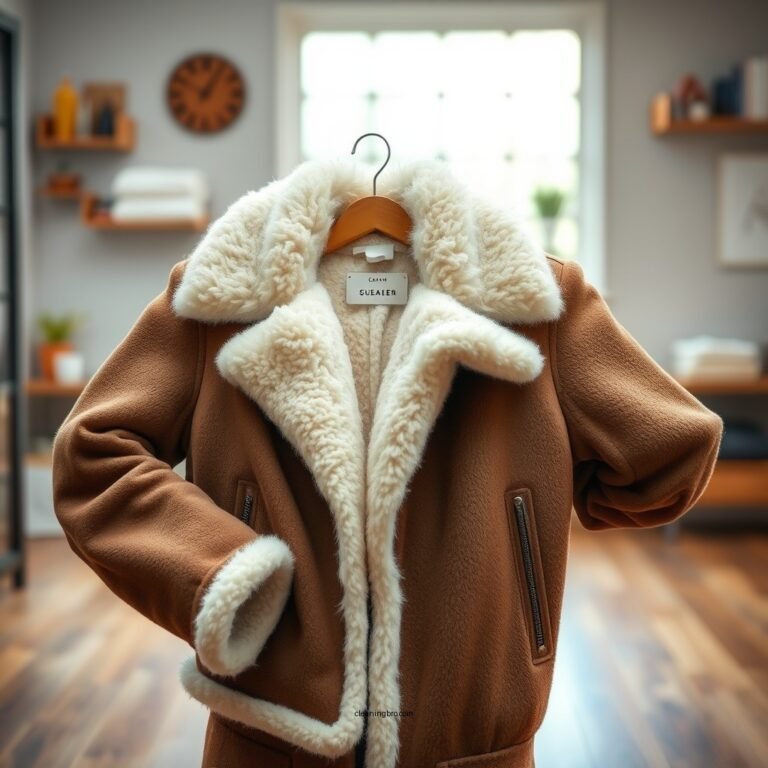 How to Clean a Shearling Jacket: Simple Steps to Follow