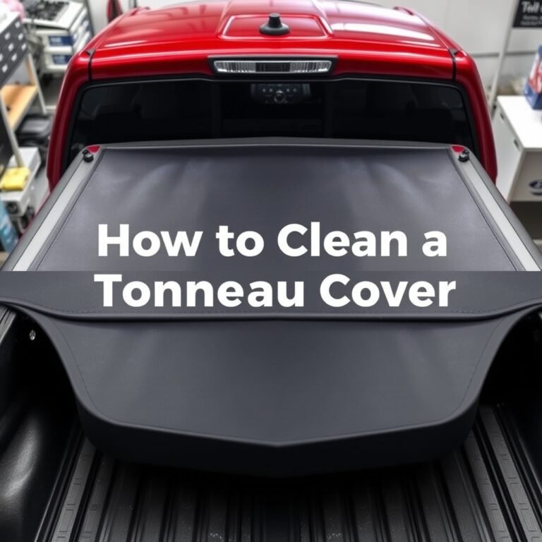 How to Clean a Tonneau Cover: Step-by-Step Guide