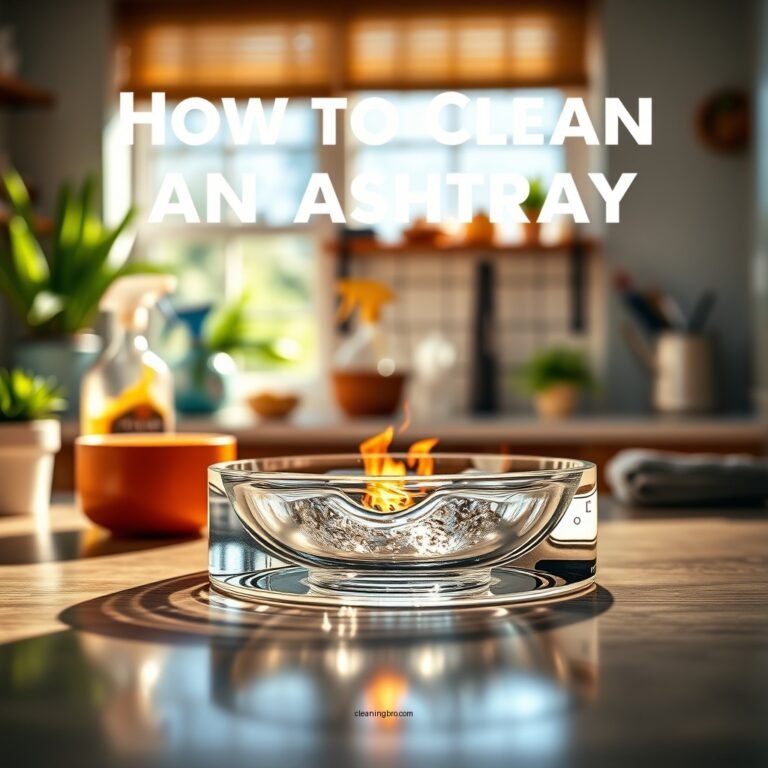 How to Clean an Ashtray: Simple Steps for a Fresh Finish