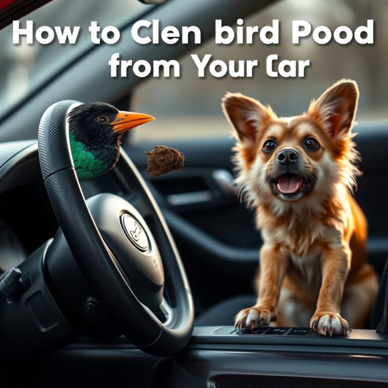 How to Clean Bird Poop from Your Car: Quick Tips
