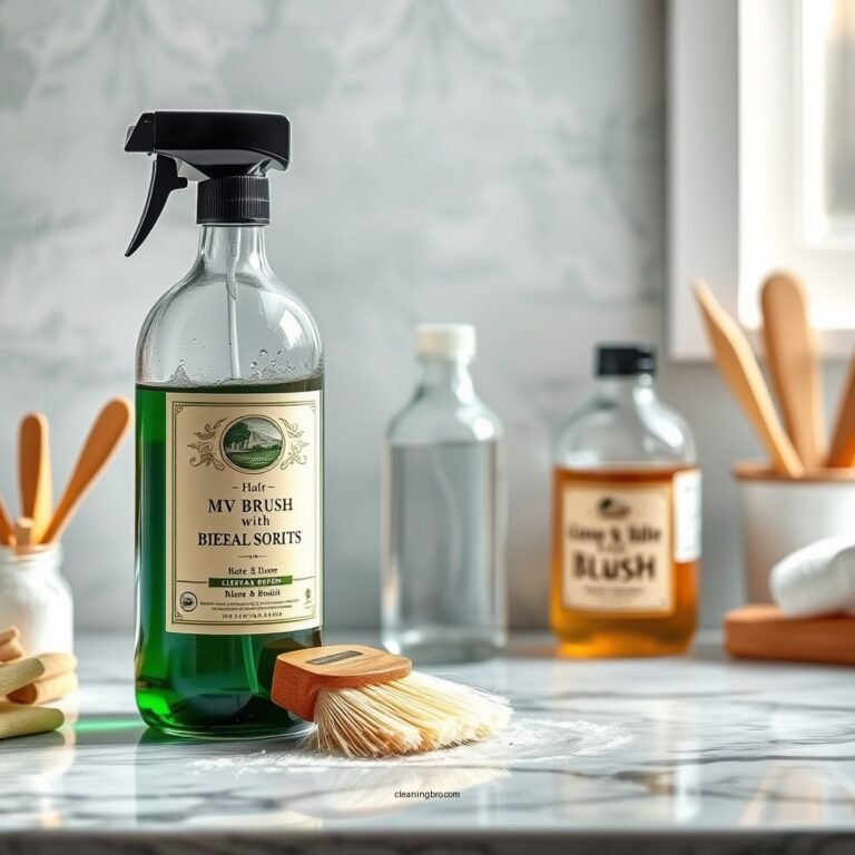 How to Clean a Brush with Mineral Spirits