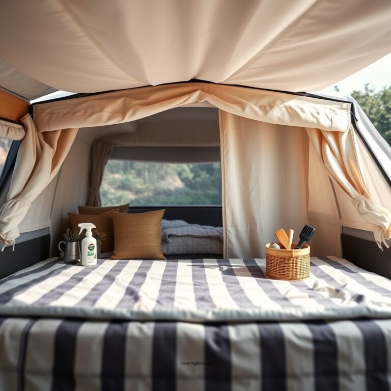 How to Clean Canvas on a Pop-Up Camper