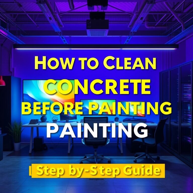 How to Clean Concrete Before Painting: A Step-by-Step Guide