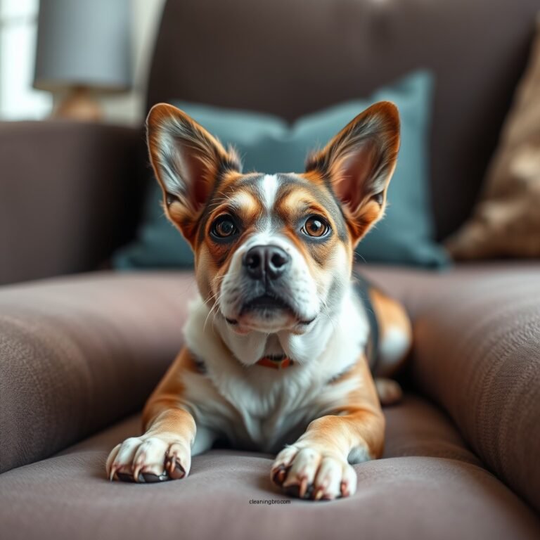 How to Clean Dog Urine from a Fabric Sofa