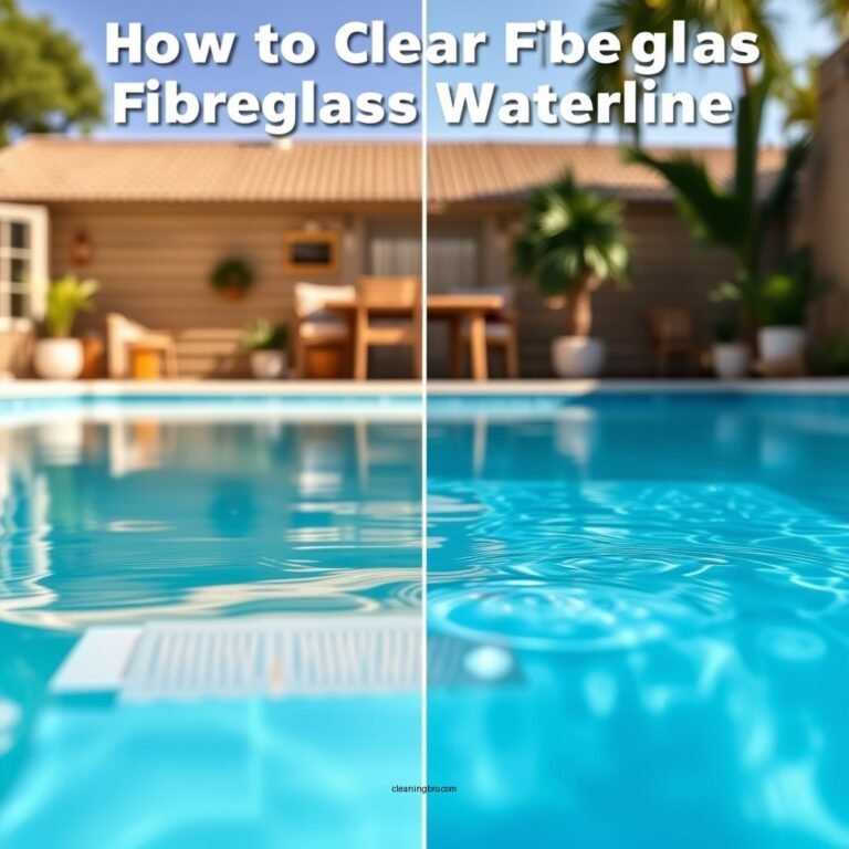 How to Clean Fibreglass Pool Waterline Efficiently
