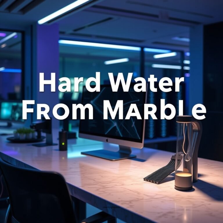How to Clean Hard Water Stains from Marble