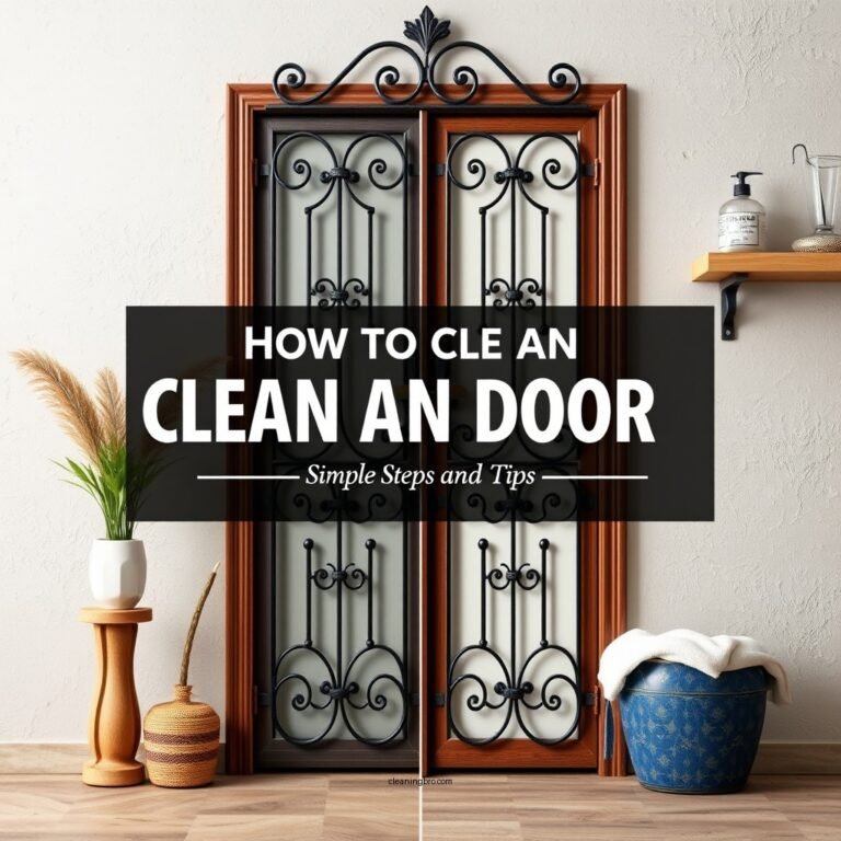 How to Clean an Iron Door: Simple Steps and Tips