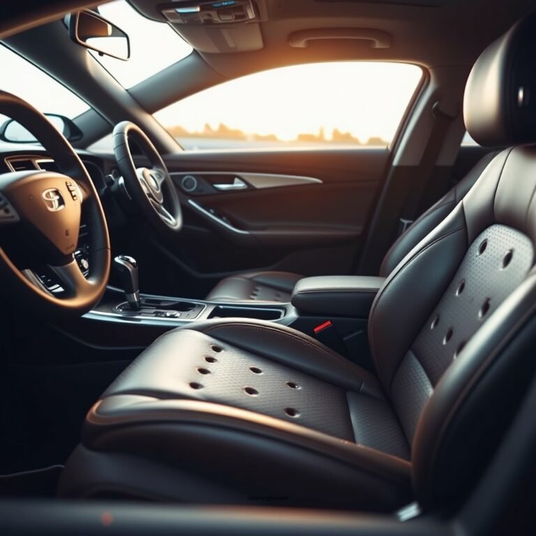 How to Clean Leather Car Seats with Holes