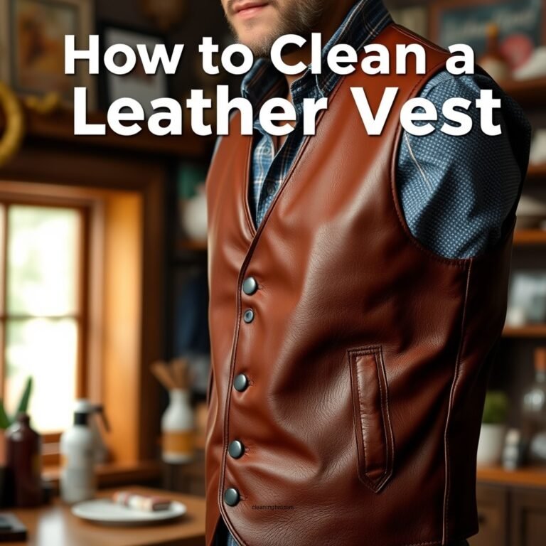 How to Clean a Leather Vest: Step-by-Step Guide