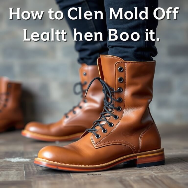 How to Clean Mold Off Leather Boots: A Step-by-Step Guide
