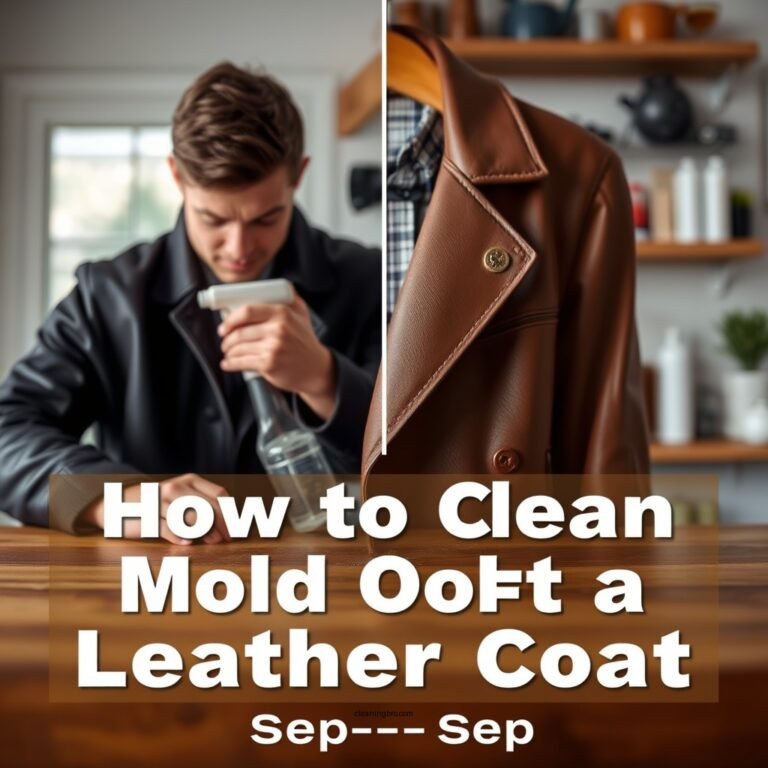 How to Clean Mold Off a Leather Coat: Step-by-Step Guide