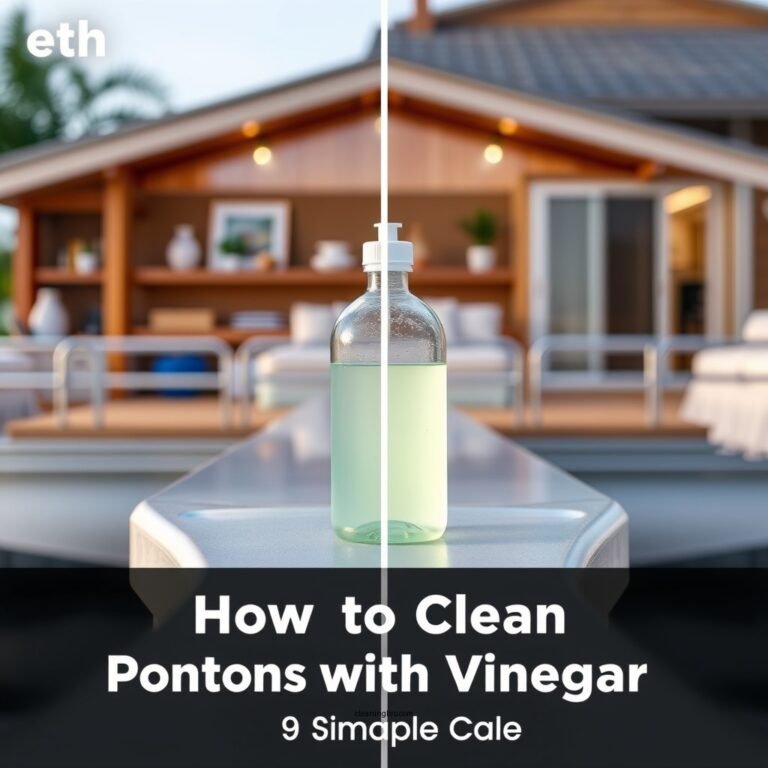 How to Clean Pontoons with Vinegar: A Simple Guide