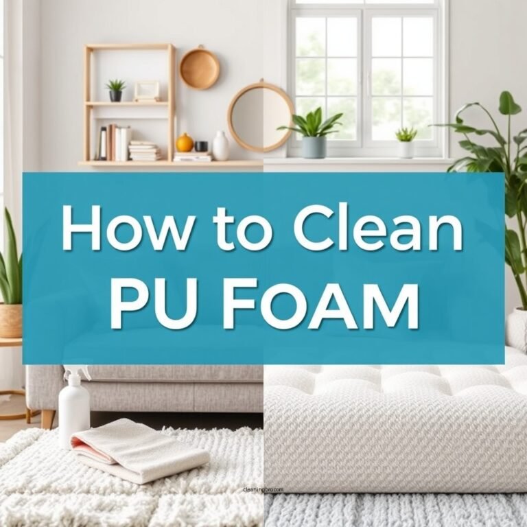 How to Clean PU Foam: A Step-by-Step Guide