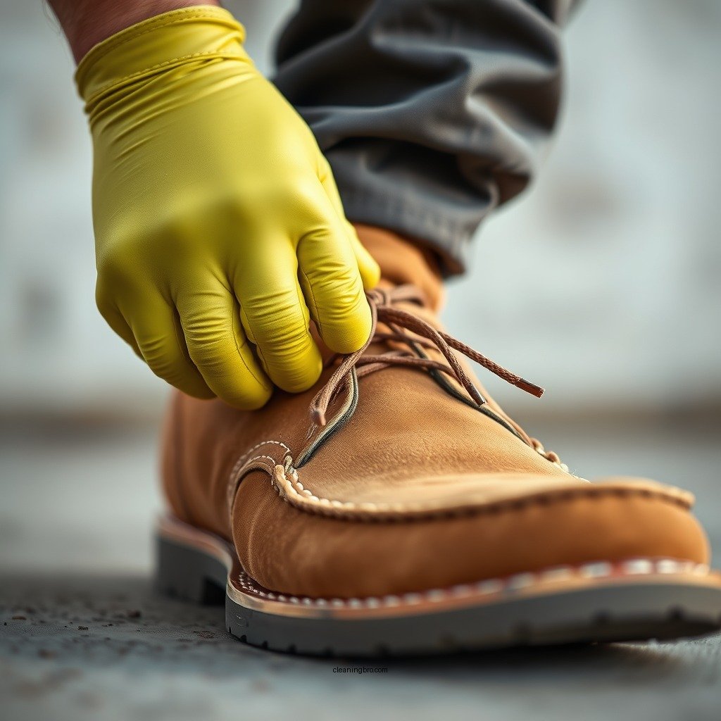 Pre-Cleaning Steps - how clean nubuck shoes