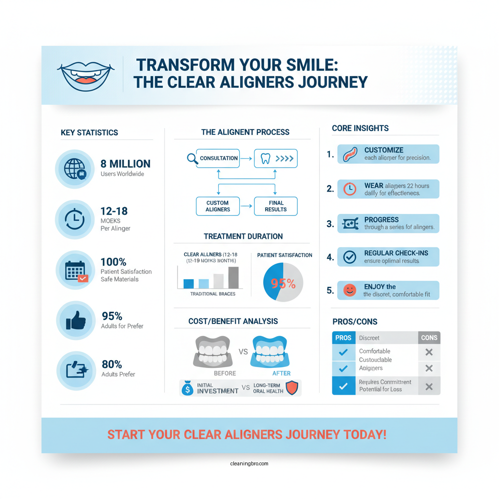 how do clear aligners work - Data Infographic and Statistics