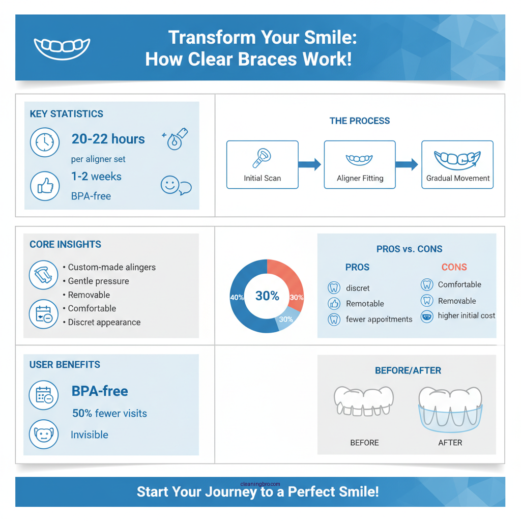 how do clear braces work - Data Infographic and Statistics
