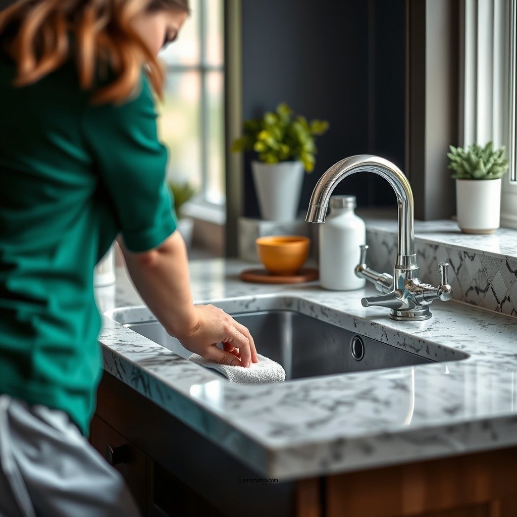 Daily Cleaning Routine - how do i clean a granite composite sink