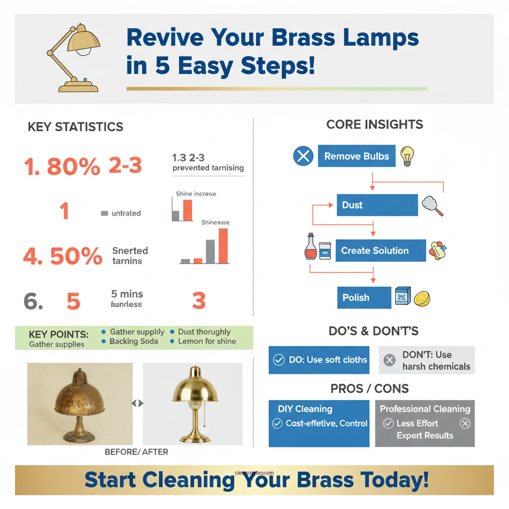 how do i clean brass lamps - Data Infographic and Statistics
