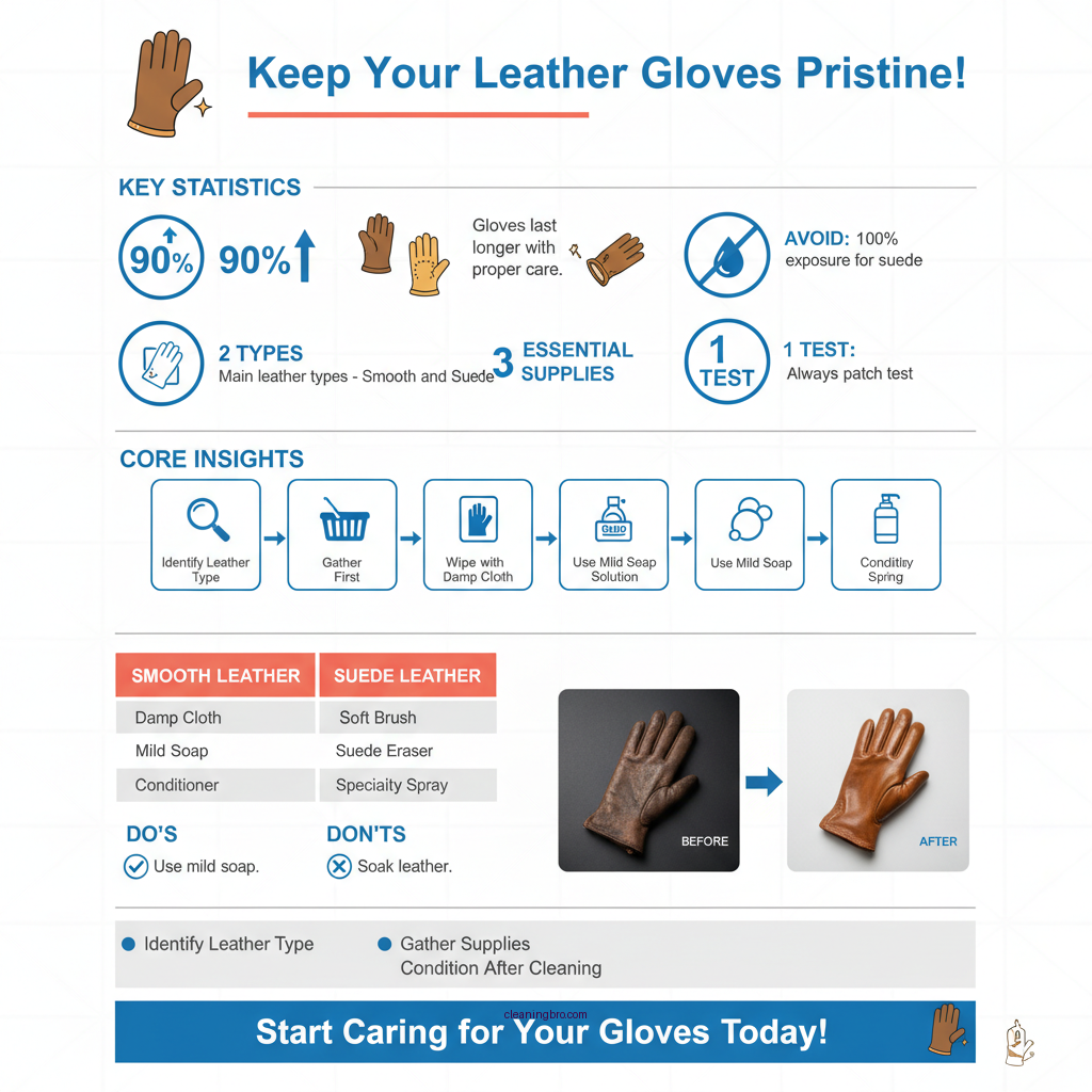 how do i clean leather gloves - Data Infographic and Statistics
