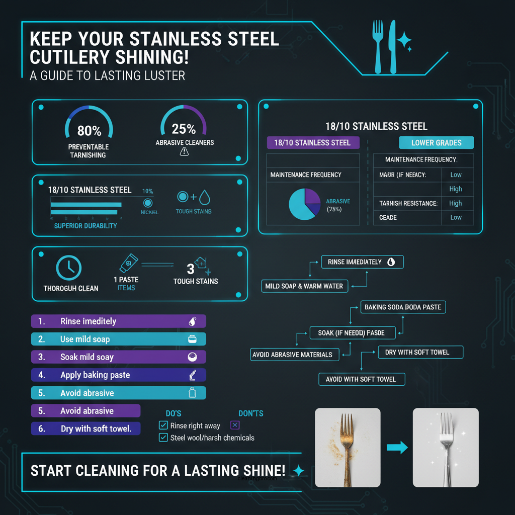 how do i clean stainless steel cutlery - Data Infographic and Statistics