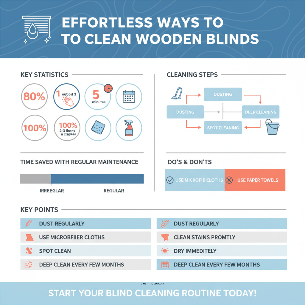 how do i clean wooden blinds - Data Infographic and Statistics