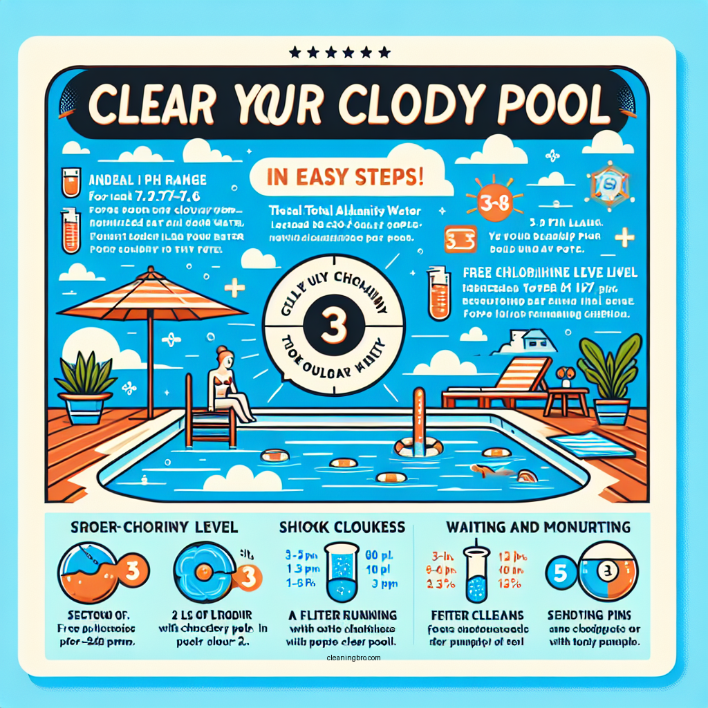 how do i clear my cloudy pool - Data Infographic and Statistics