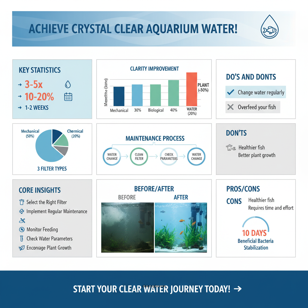 how do i make my aquarium water clear - Data Infographic and Statistics