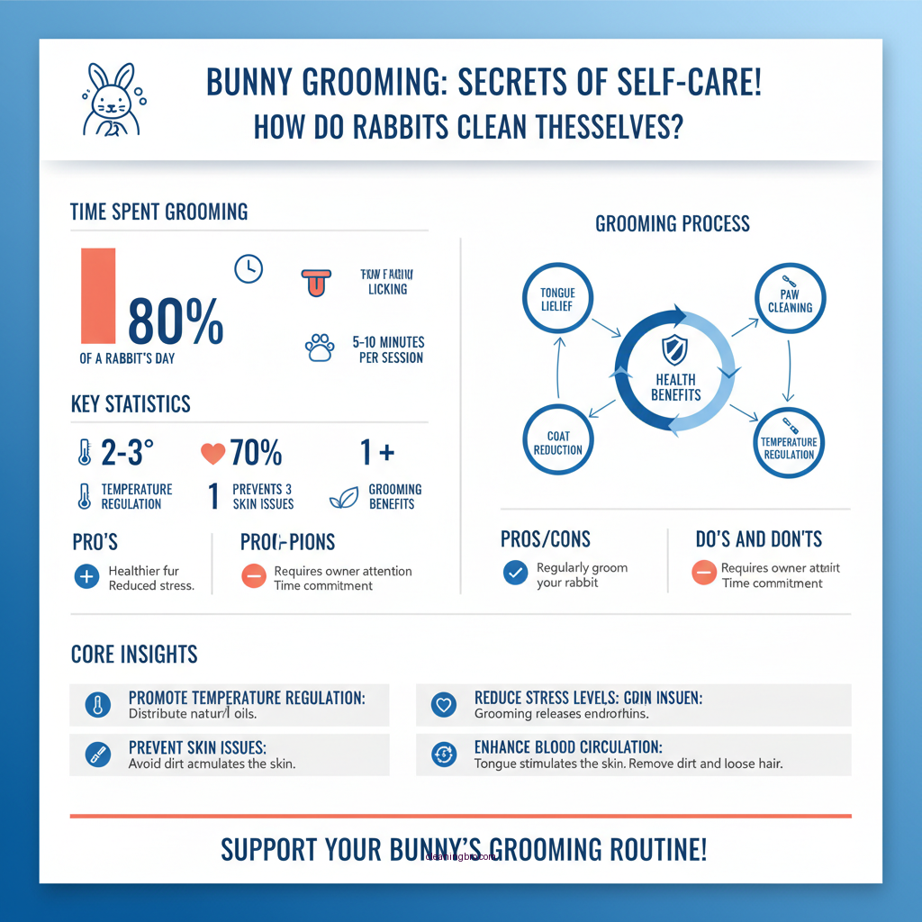 how do rabbits clean themselves - Data Infographic and Statistics
