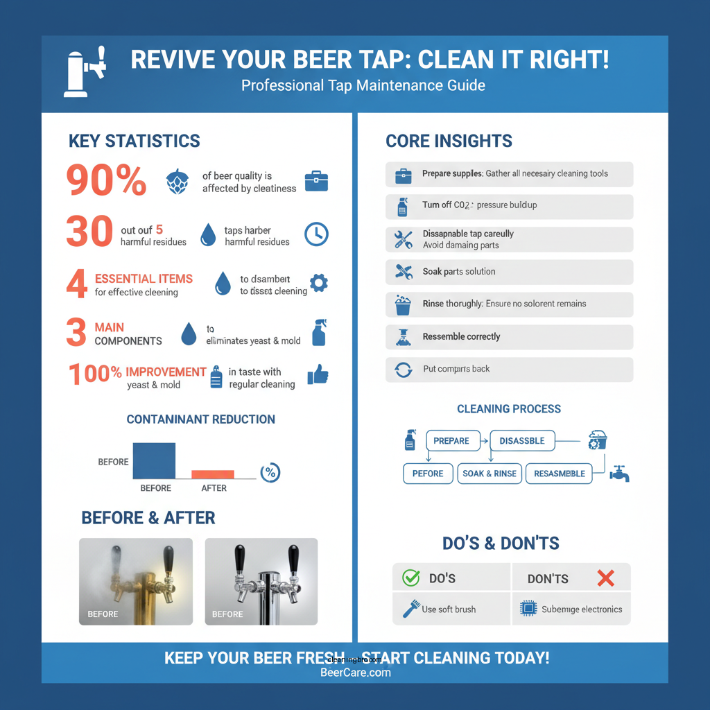 how do you clean a beer tap - Data Infographic and Statistics
