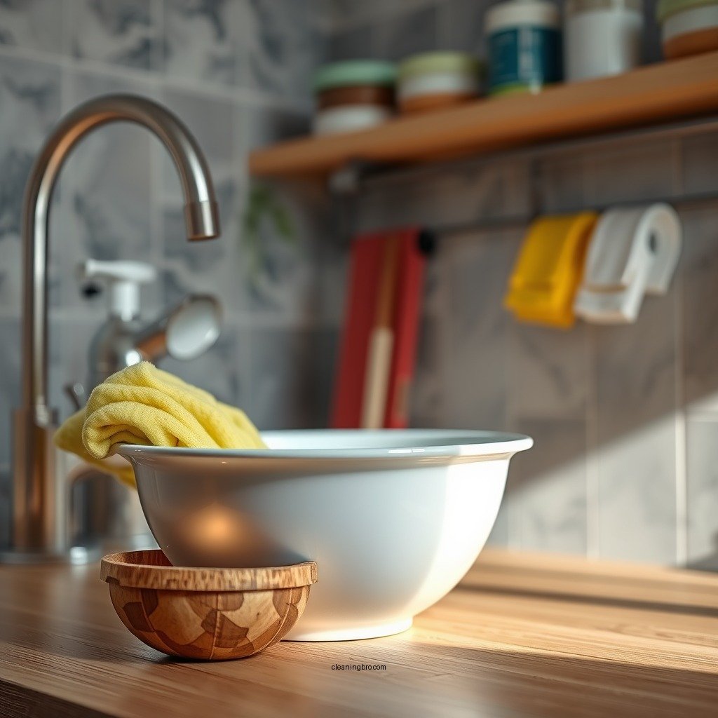 Choosing the Right Cleaning Supplies - how do you clean a bowl