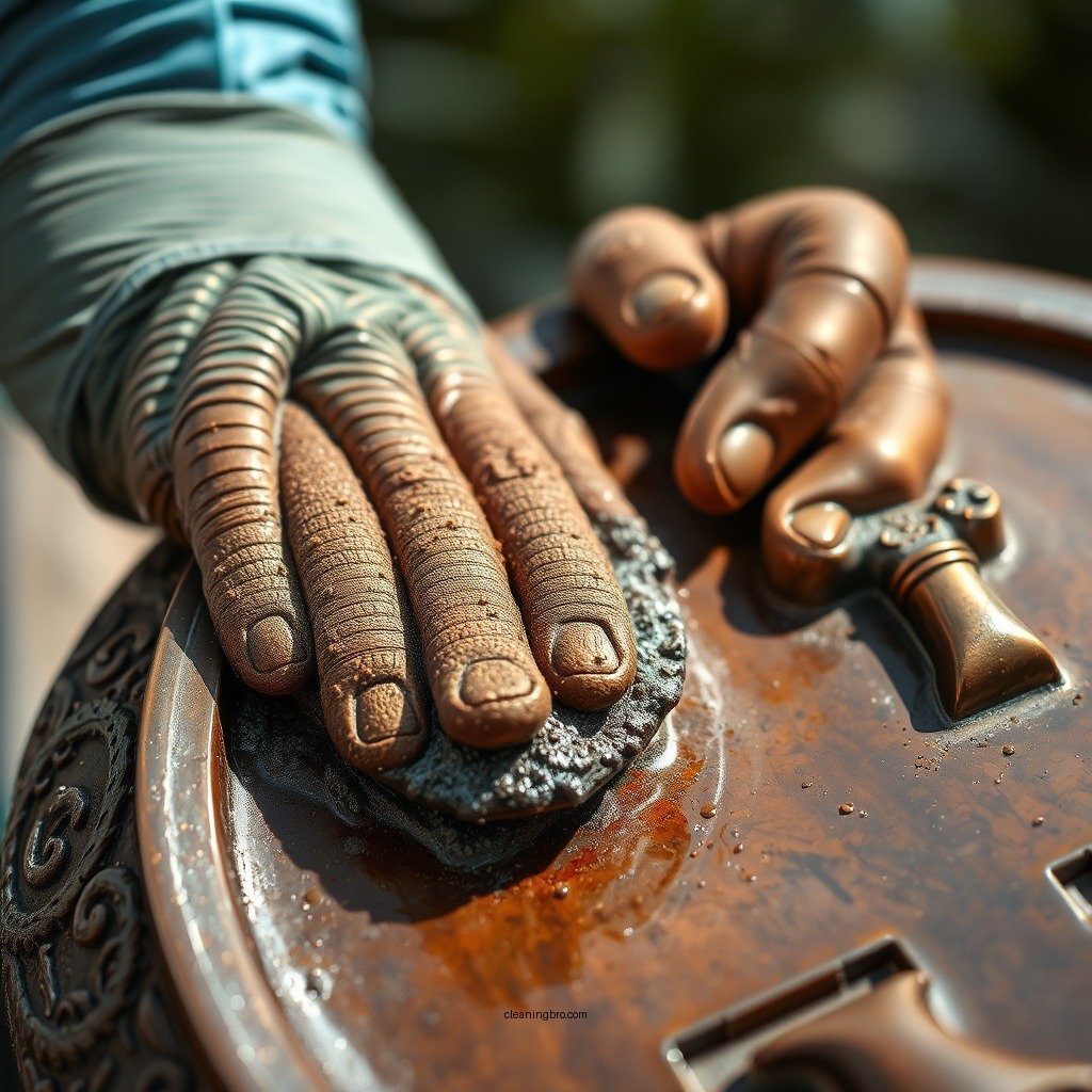 Step-by-Step Cleaning Process - how do you clean a bronze headstone