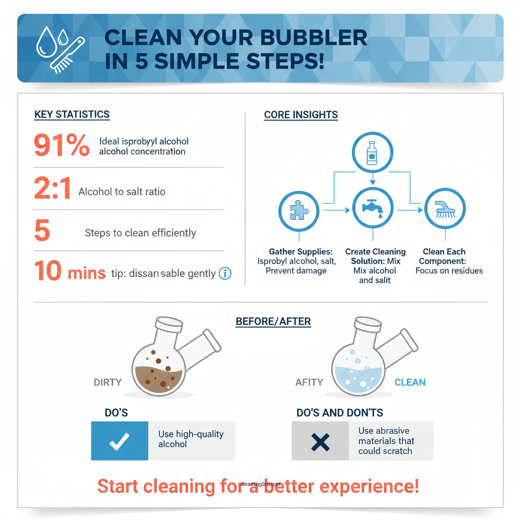 how do you clean a bubbler - Data Infographic and Statistics