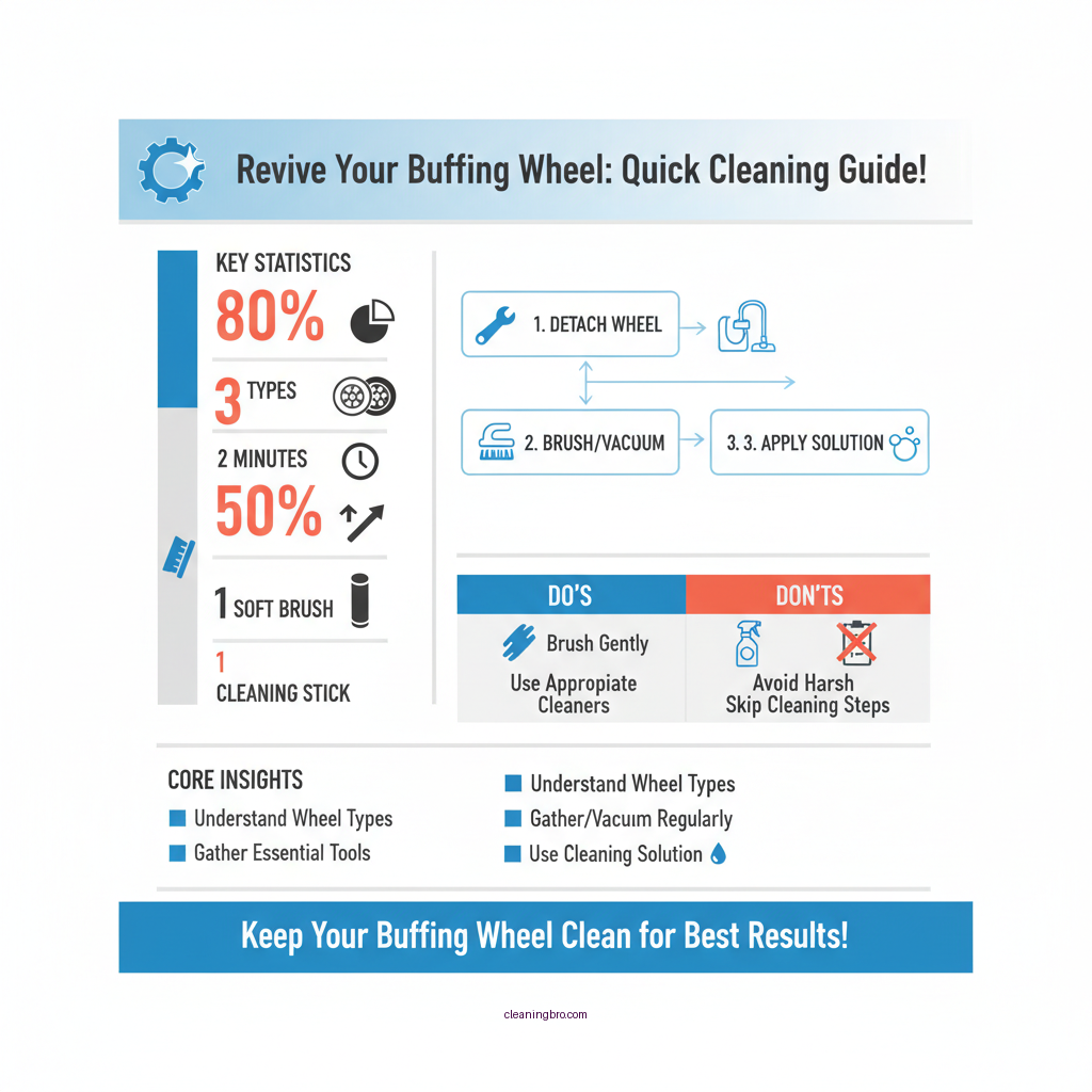 how do you clean a buffing wheel - Data Infographic and Statistics