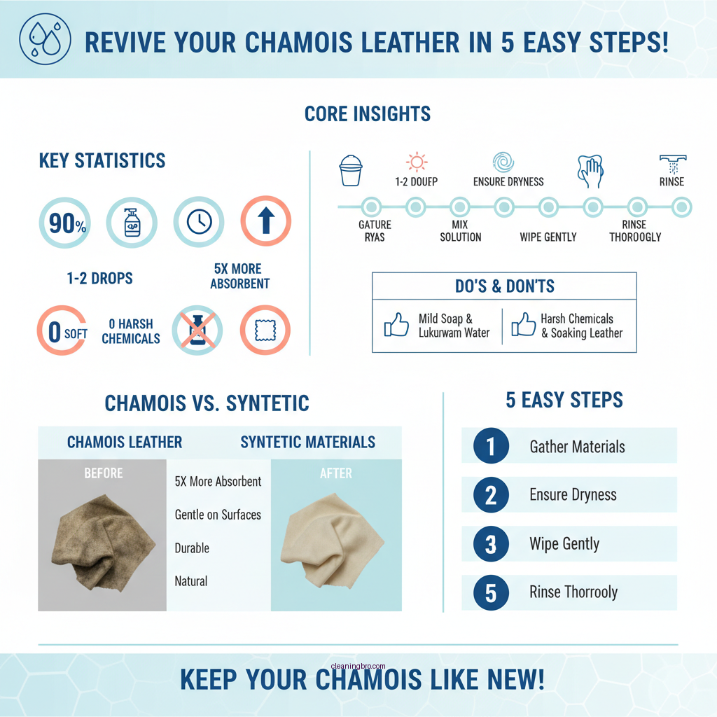 how do you clean a chamois leather - Data Infographic and Statistics