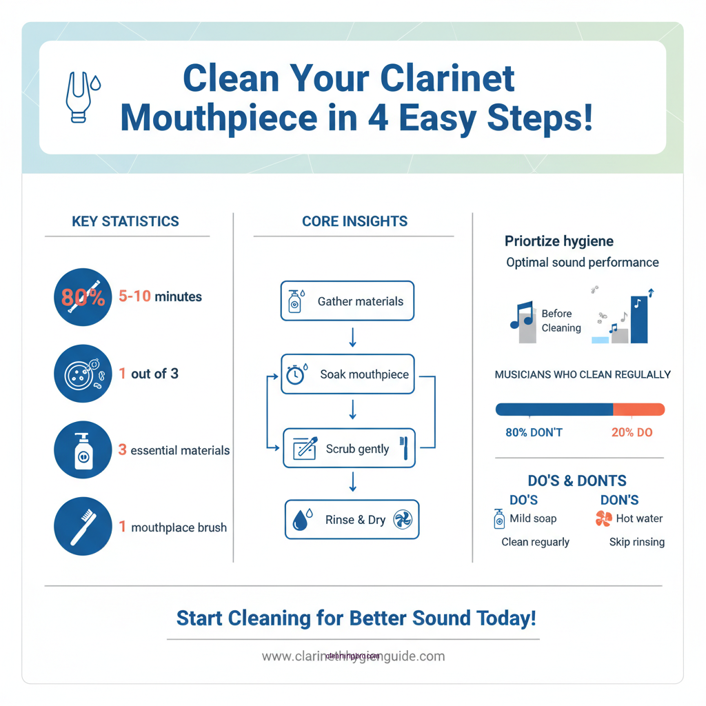how do you clean a clarinet mouthpiece - Data Infographic and Statistics
