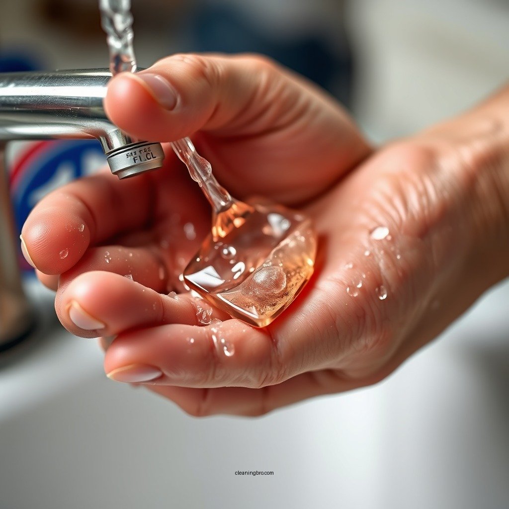 Handwashing Method - how do you clean a flag