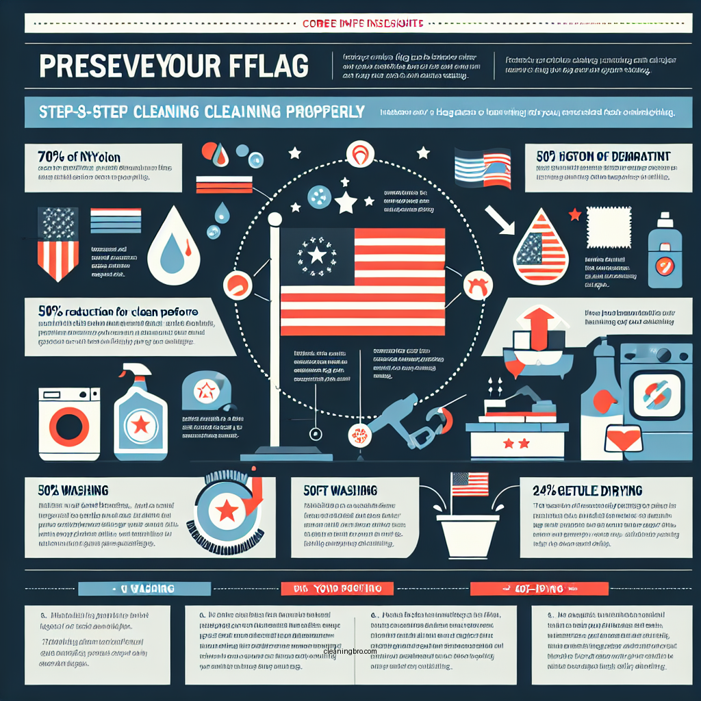 how do you clean a flag - Data Infographic and Statistics