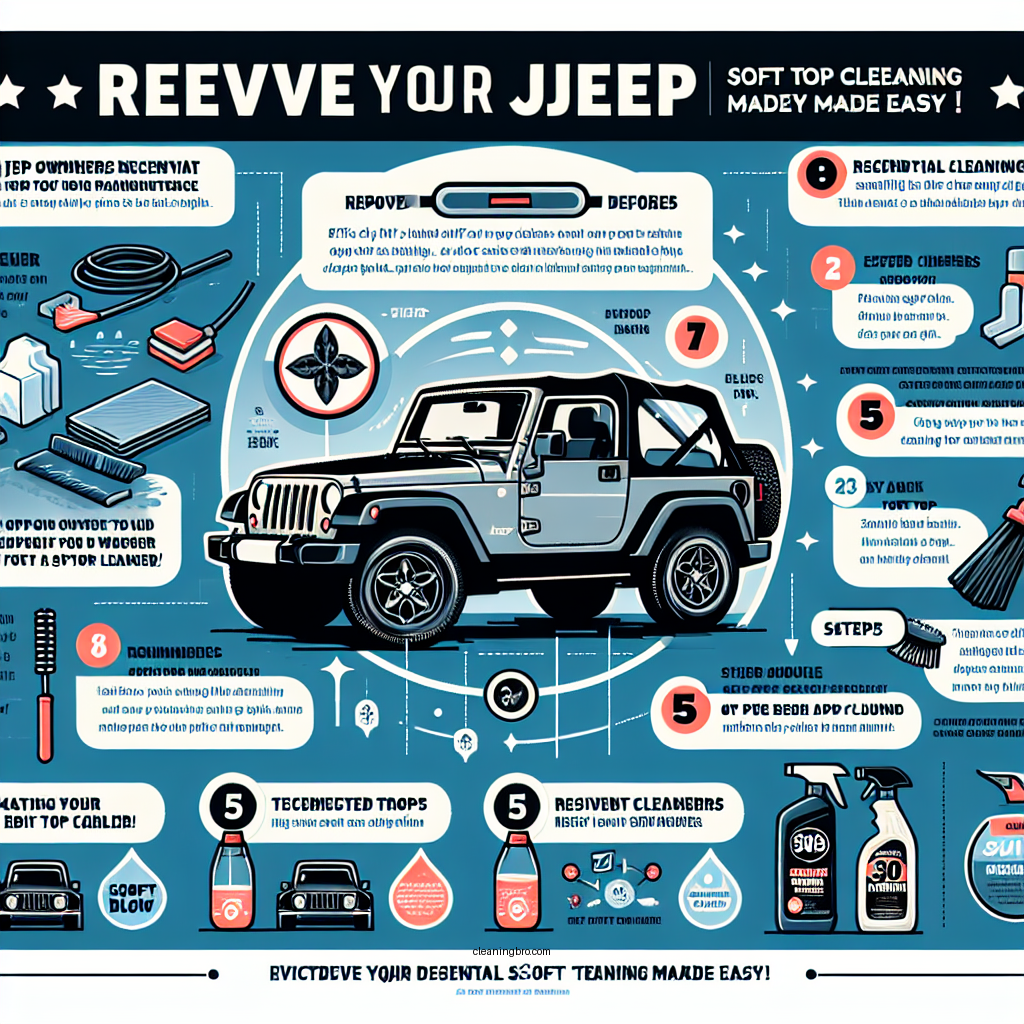 how do you clean a jeep soft top - Data Infographic and Statistics
