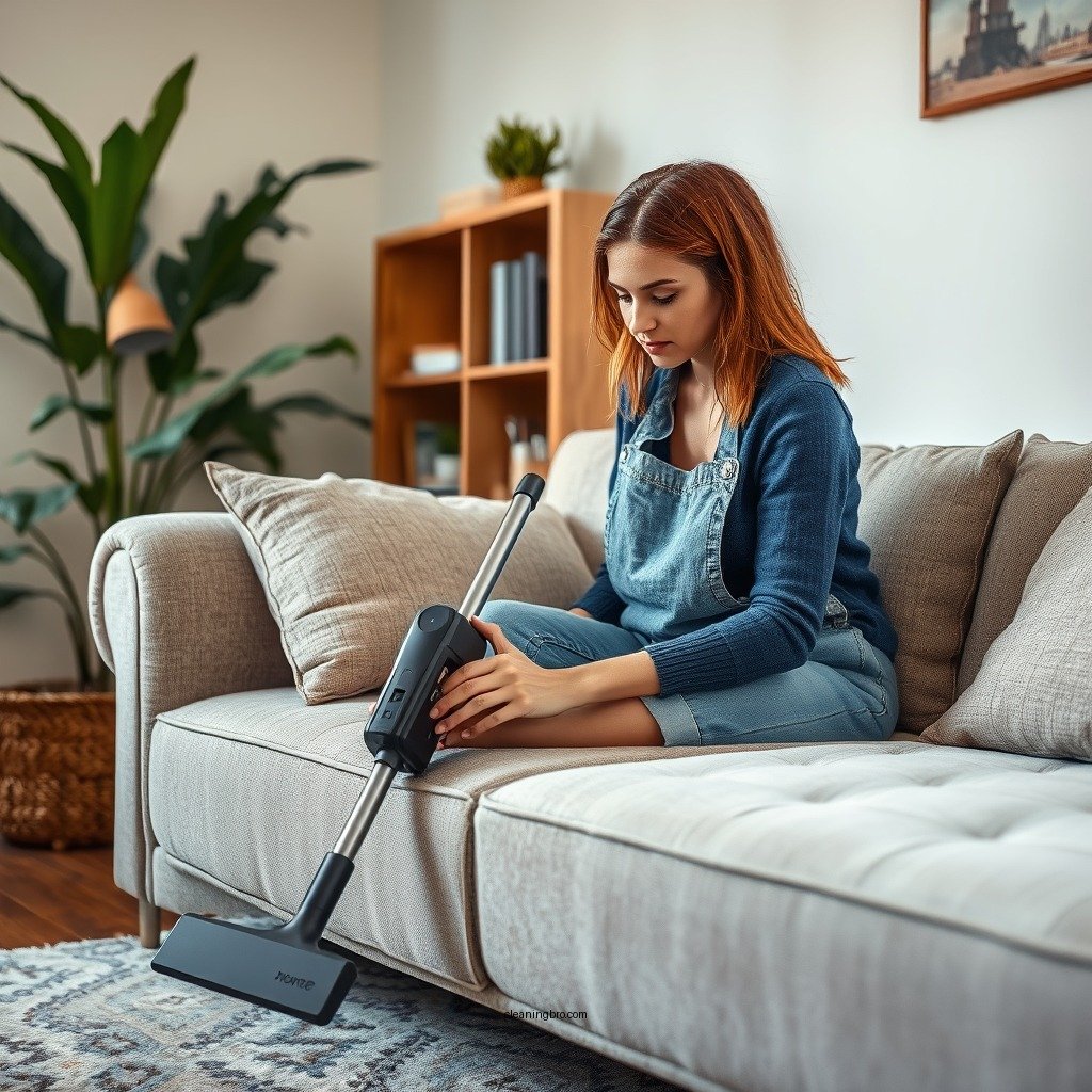 Vacuuming Your Sofa - how do you clean a linen sofa