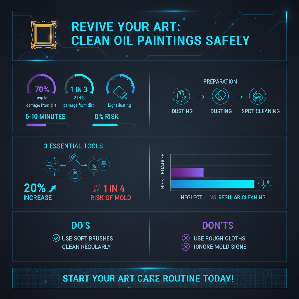 how do you clean a oil painting - Data Infographic and Statistics