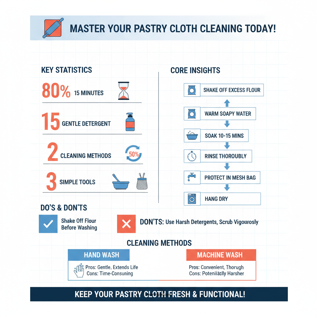 how do you clean a pastry cloth - Data Infographic and Statistics