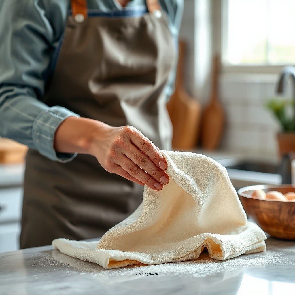 Initial Cleaning Steps - how do you clean a pastry cloth